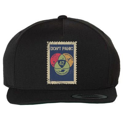 The 42 Answer To Life The Universe And Everything Postage Wool Snapback Cap