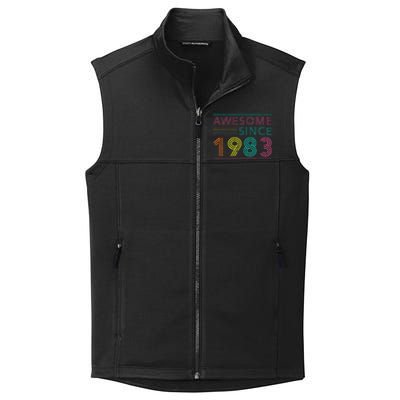 Turning 40 Birthday Decorations 40th BDay 1983 Birthday Cute Collective Smooth Fleece Vest