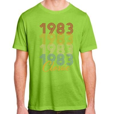 Turning 40 Birthday Decorations 40th BDay 1983 Birthday Adult ChromaSoft Performance T-Shirt