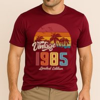Tropical 40th Birthday Vintage 1985 Limited Edition Cooling Performance Crew T-Shirt