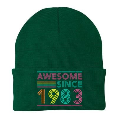 Turning 40 Birthday Decorations 40th BDay 1983 Birthday Knit Cap Winter Beanie