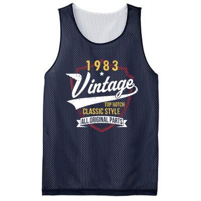 Turning 40 Birthday Decorations 40th BDay 1983 Birthday Mesh Reversible Basketball Jersey Tank