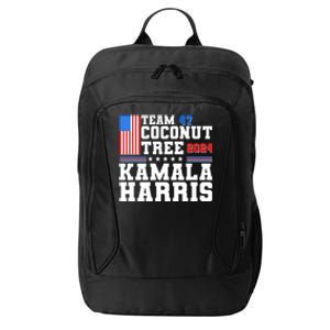 Team 47 Coconut Tree 2024 Kamala Harris 2024 Election City Backpack