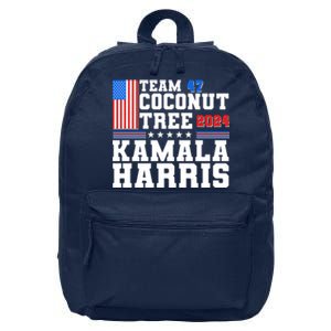 Team 47 Coconut Tree 2024 Kamala Harris 2024 Election 16 in Basic Backpack