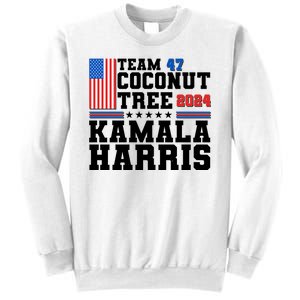 Team 47 Coconut Tree 2024 Kamala Harris 2024 Election Sweatshirt