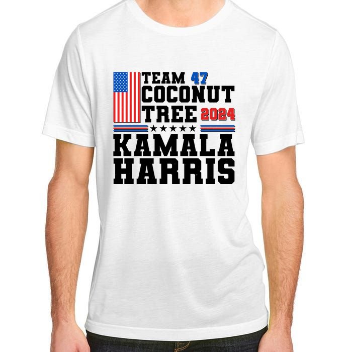 Team 47 Coconut Tree 2024 Kamala Harris 2024 Election Adult ChromaSoft Performance T-Shirt