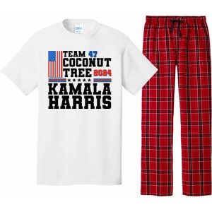 Team 47 Coconut Tree 2024 Kamala Harris 2024 Election Pajama Set