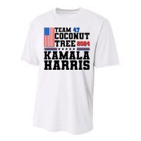 Team 47 Coconut Tree 2024 Kamala Harris 2024 Election Performance Sprint T-Shirt