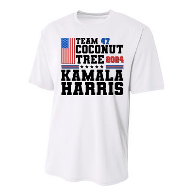 Team 47 Coconut Tree 2024 Kamala Harris 2024 Election Performance Sprint T-Shirt