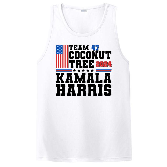 Team 47 Coconut Tree 2024 Kamala Harris 2024 Election PosiCharge Competitor Tank