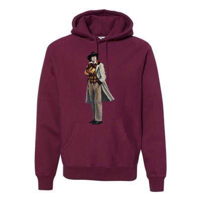 The 4th Dr Who Tom Baker Premium Hoodie