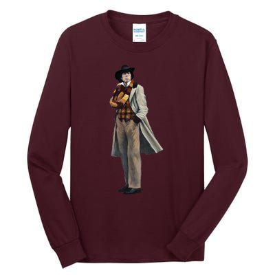 The 4th Dr Who Tom Baker Tall Long Sleeve T-Shirt