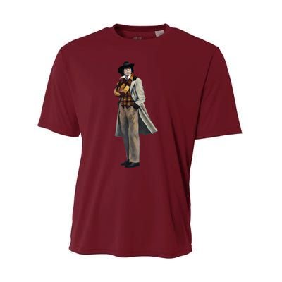 The 4th Dr Who Tom Baker Performance Sprint T-Shirt