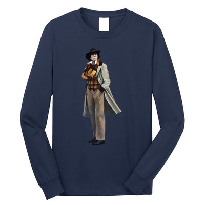 The 4th Dr Who Tom Baker Long Sleeve Shirt