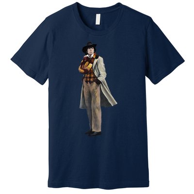 The 4th Dr Who Tom Baker Premium T-Shirt