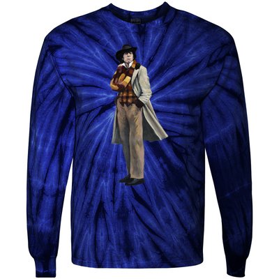 The 4th Dr Who Tom Baker Tie-Dye Long Sleeve Shirt