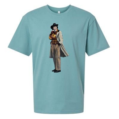 The 4th Dr Who Tom Baker Sueded Cloud Jersey T-Shirt