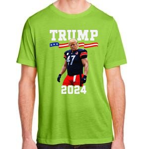 Trump 47 Football Jersey 2024 Us Flag Trump Vance 2024 Gift Adult ChromaSoft Performance T-Shirt