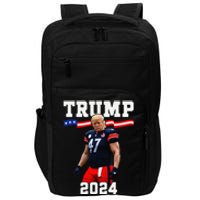 Trump 47 Football Jersey 2024 Us Flag Trump Vance 2024 Gift Impact Tech Backpack