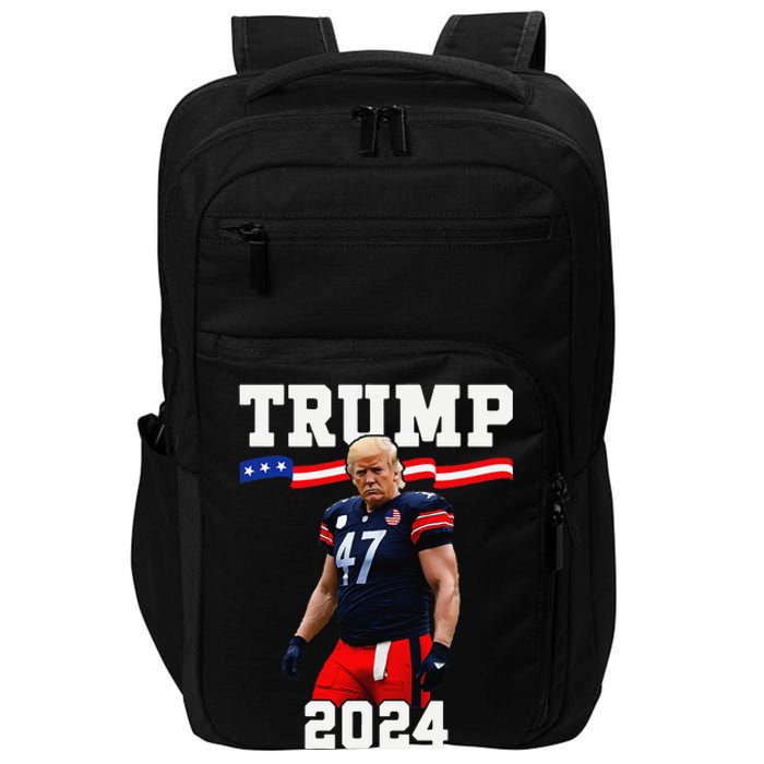 Trump 47 Football Jersey 2024 Us Flag Trump Vance 2024 Gift Impact Tech Backpack