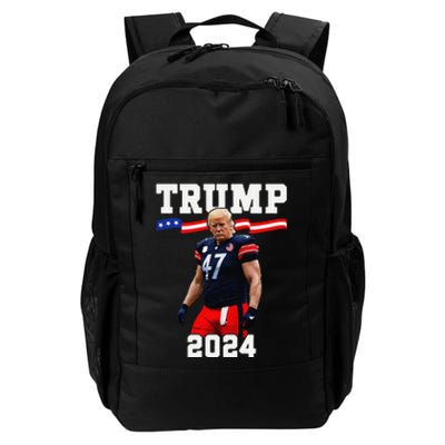 Trump 47 Football Jersey 2024 Us Flag Trump Vance 2024 Gift Daily Commute Backpack