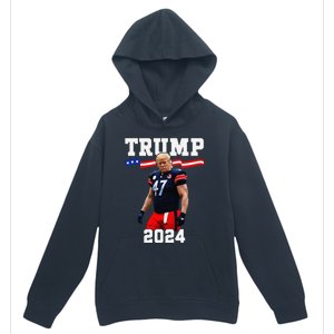 Trump 47 Football Jersey 2024 Us Flag Trump Vance 2024 Gift Urban Pullover Hoodie