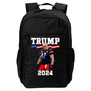 Trump 47 Football Jersey 2024 Us Flag Trump Vance 2024 Daily Commute Backpack