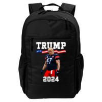 Trump 47 Football Jersey 2024 Us Flag Trump Vance 2024 Daily Commute Backpack