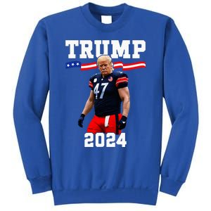 Trump 47 Football Jersey 2024 Us Flag Sweatshirt