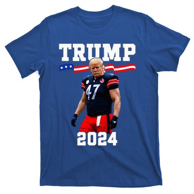 Trump 47 Football Jersey 2024 Us Flag T-Shirt