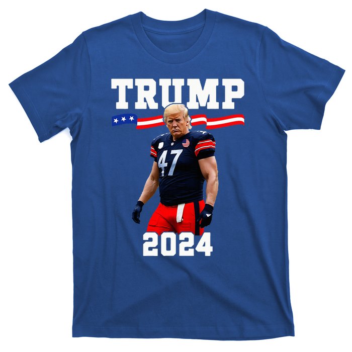 Trump 47 Football Jersey 2024 Us Flag T-Shirt