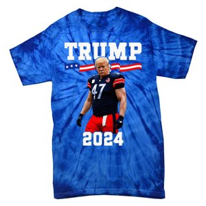 Trump 47 Football Jersey 2024 Us Flag Tie-Dye T-Shirt