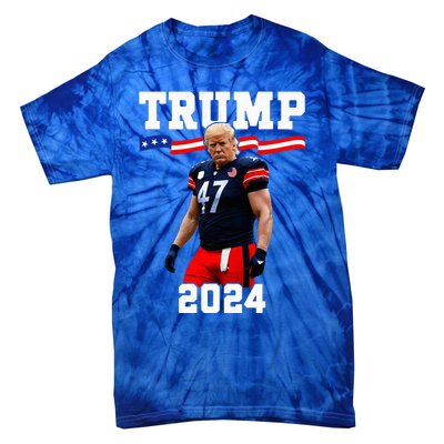 Trump 47 Football Jersey 2024 Us Flag Tie-Dye T-Shirt