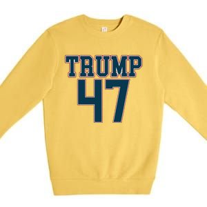 Trump 47 Graphic Campaign Premium Crewneck Sweatshirt