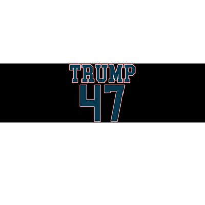 Trump 47 Graphic Campaign Bumper Sticker