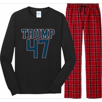 Trump 47 Graphic Campaign Long Sleeve Pajama Set