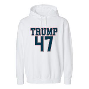 Trump 47 Graphic Campaign Garment-Dyed Fleece Hoodie