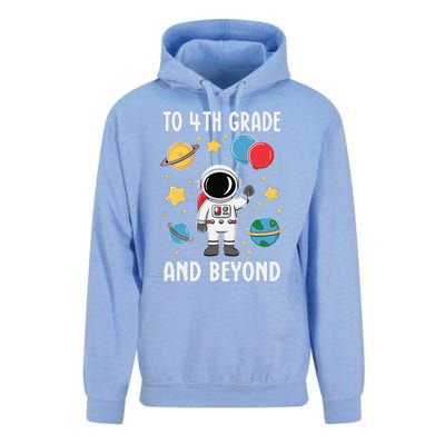 To 4th Grade And Beyond Astronaut Fourth Grade Unisex Surf Hoodie