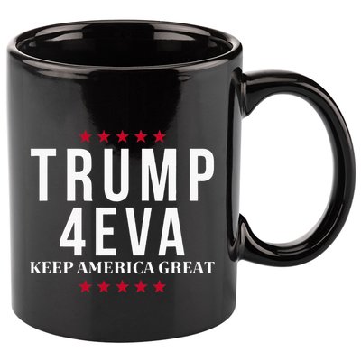 Trump 4EVA Keep America Great 11oz C Handle Ceramic Mug