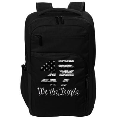 Trump 4547 Maga Us Flag 2024 Presidential Election Impact Tech Backpack