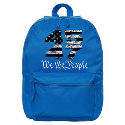 Trump 4547 Maga Us Flag 2024 Presidential Election 16 in Basic Backpack