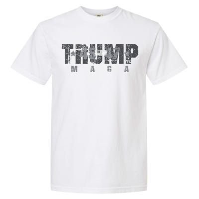 Trump 4547 Maga Us Flag 2024 Presidential Election Garment-Dyed Heavyweight T-Shirt