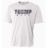 Trump 4547 Maga Us Flag 2024 Presidential Election Cooling Performance Crew T-Shirt