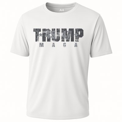 Trump 4547 Maga Us Flag 2024 Presidential Election Cooling Performance Crew T-Shirt