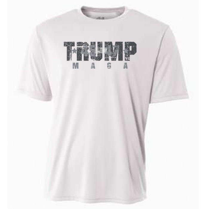 Trump 4547 Maga Us Flag 2024 Presidential Election Cooling Performance Crew T-Shirt