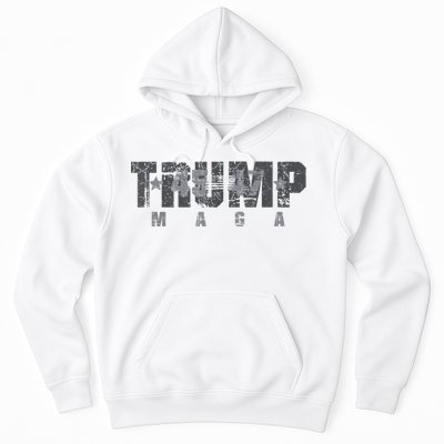 Trump 4547 Maga Us Flag 2024 Presidential Election Hoodie