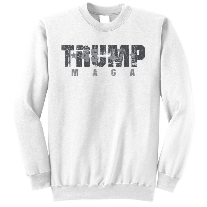 Trump 4547 Maga Us Flag 2024 Presidential Election Sweatshirt