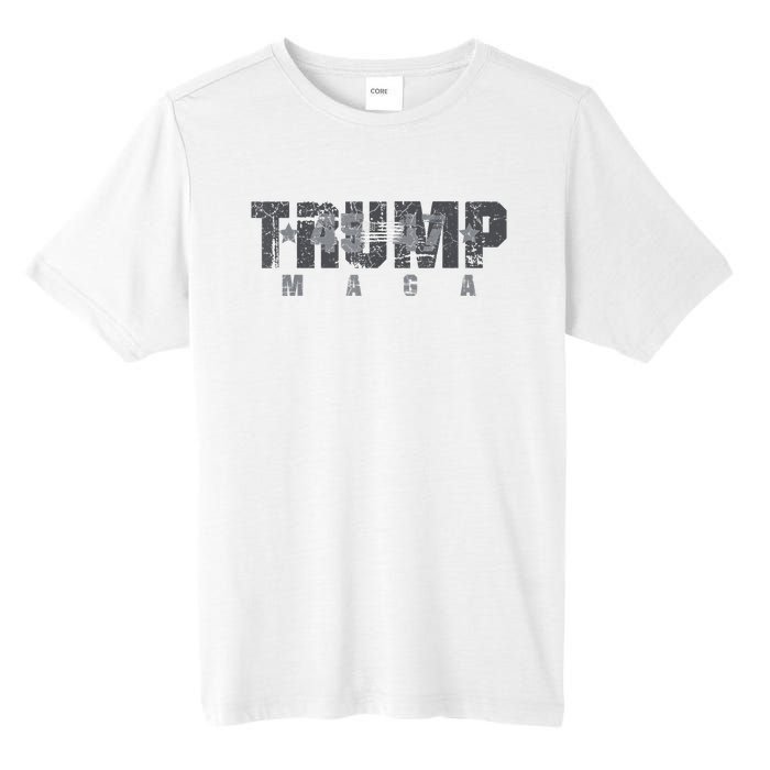 Trump 4547 Maga Us Flag 2024 Presidential Election Tall Fusion ChromaSoft Performance T-Shirt