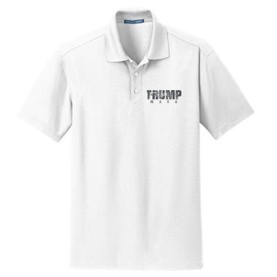 Trump 4547 Maga Us Flag 2024 Presidential Election Dry Zone Grid Polo