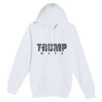 Trump 4547 Maga Us Flag 2024 Presidential Election Premium Pullover Hoodie